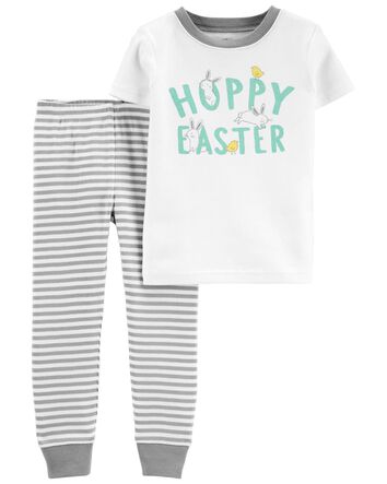 CARTER/'S BABY GIRL 1PC BUNNY SLEEP /& PLAY FOOTLESS SLEEPER COTTON PJS 3M 6M 9M